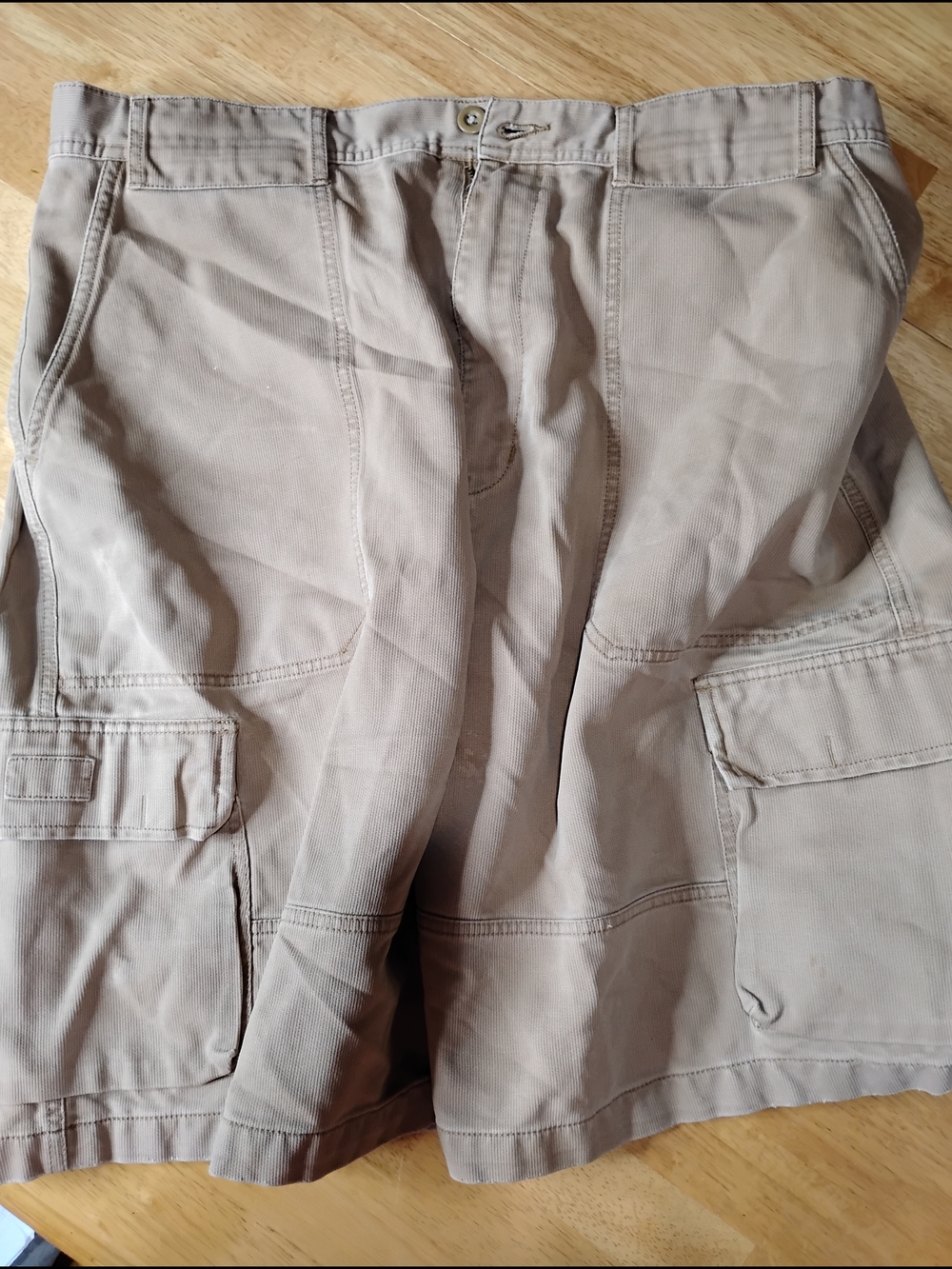 Sonoma Men's Corduroy Cargo Shorts in Light Khaki